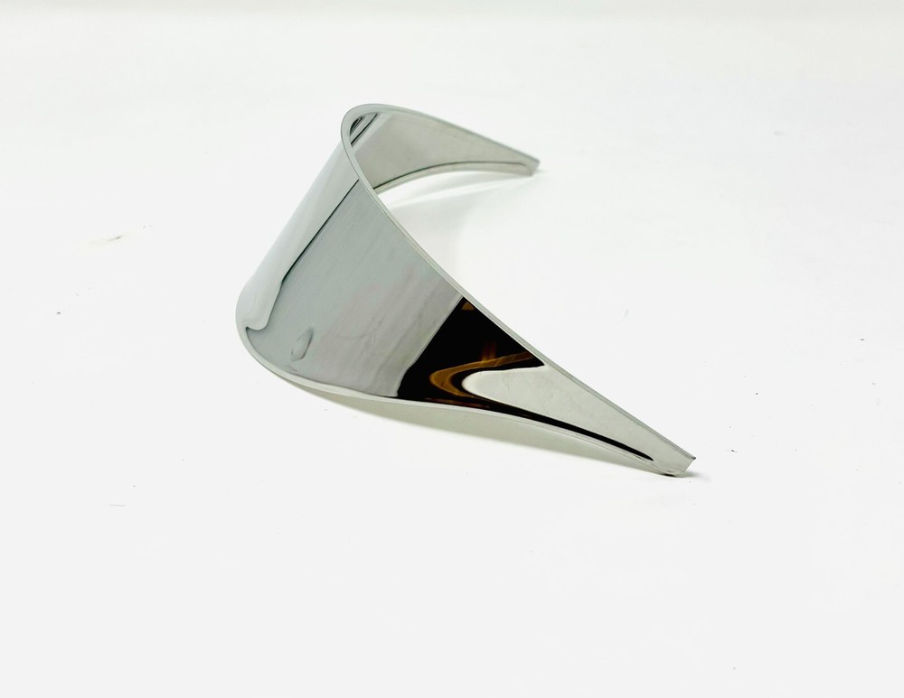 7” Round Headlight Visor  Stainless Steel