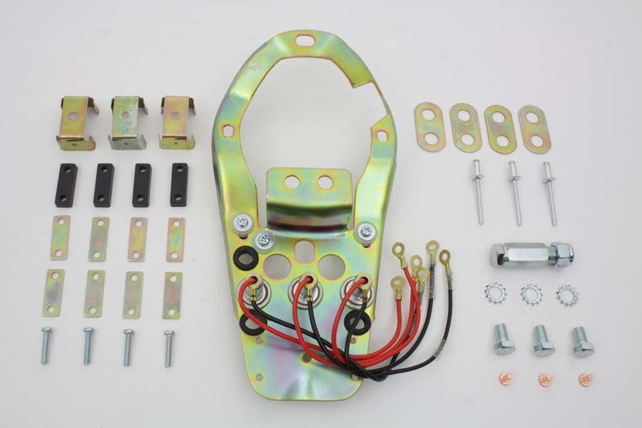 Three Light Dash Base for Harley-Davidson