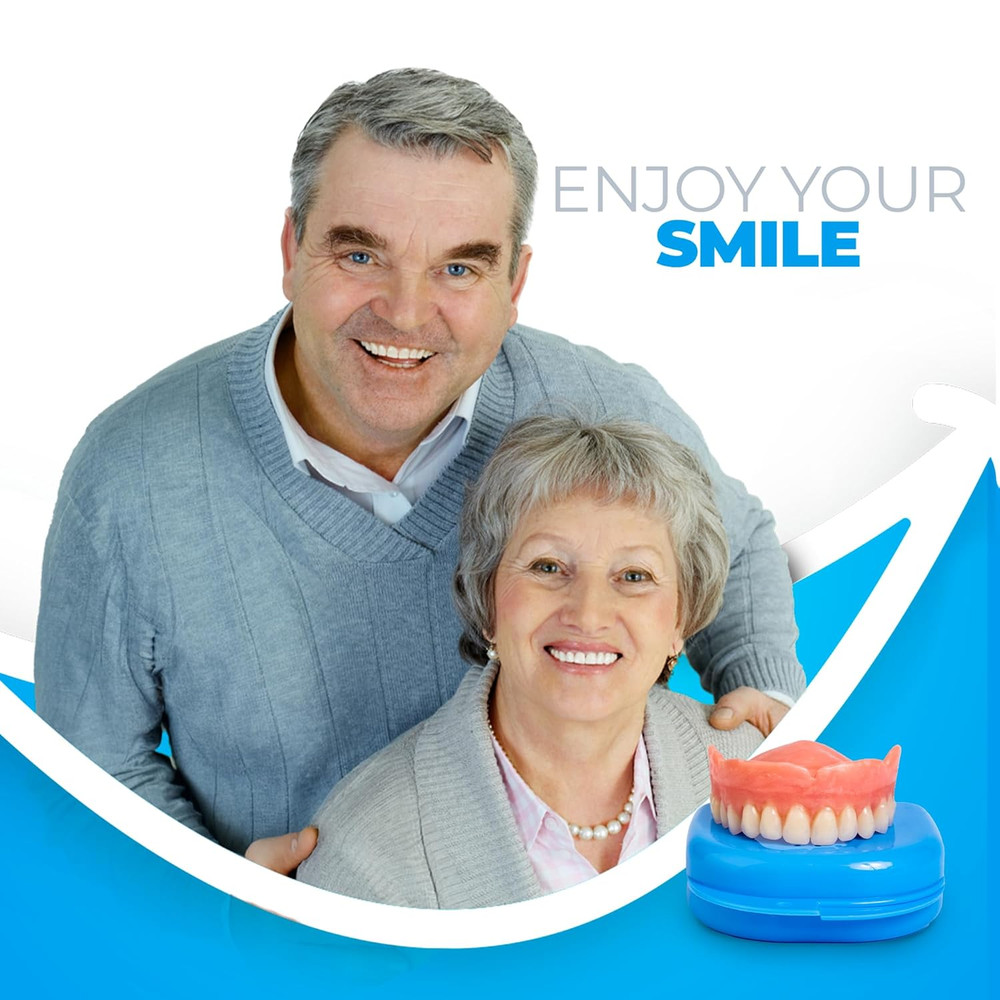 Upper Denture Boil and Bite - Comfortable, Adjustable Dentures to Replace Missin