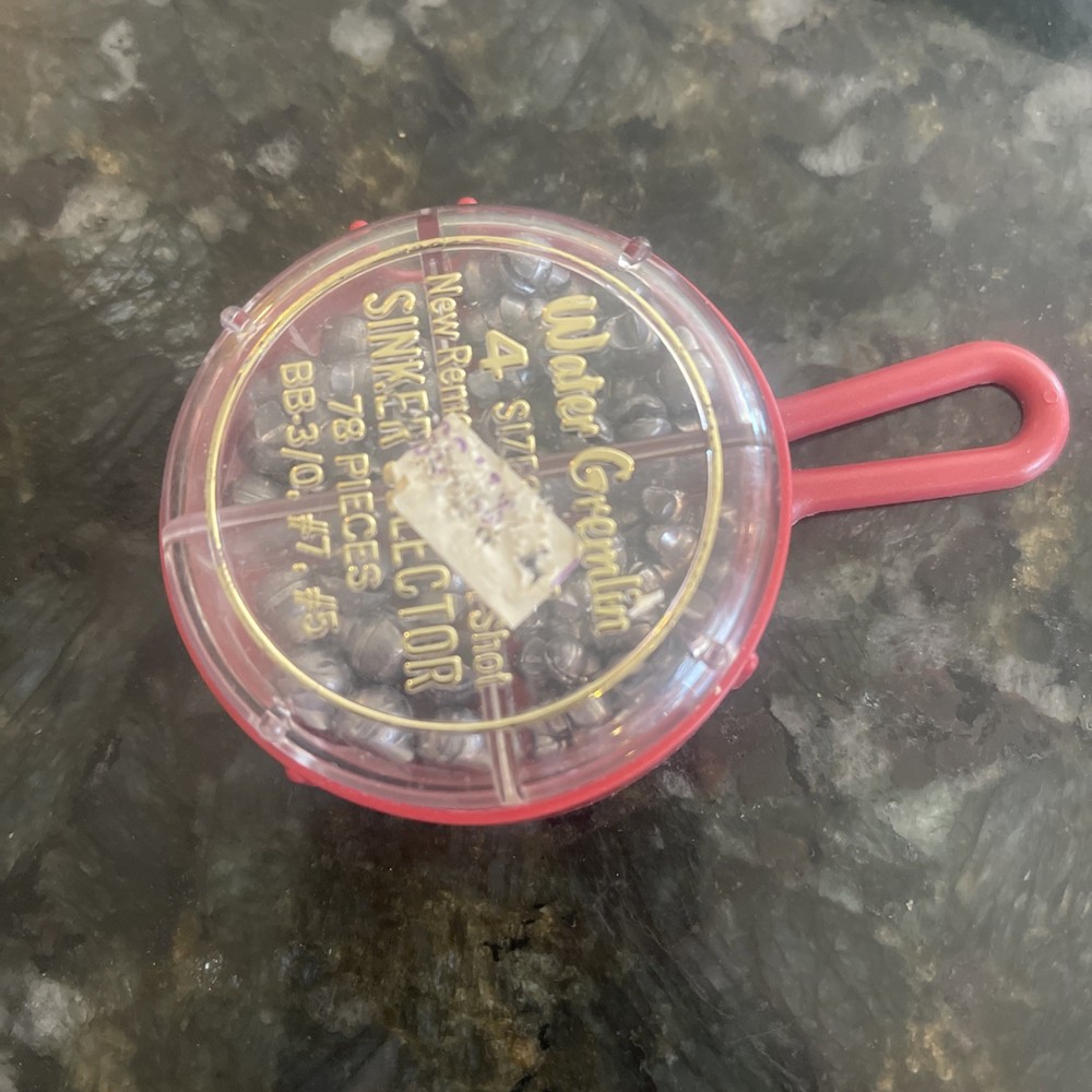 Water Gremlin Split Shot Sinker Selector plus Eagle Claw Stringer