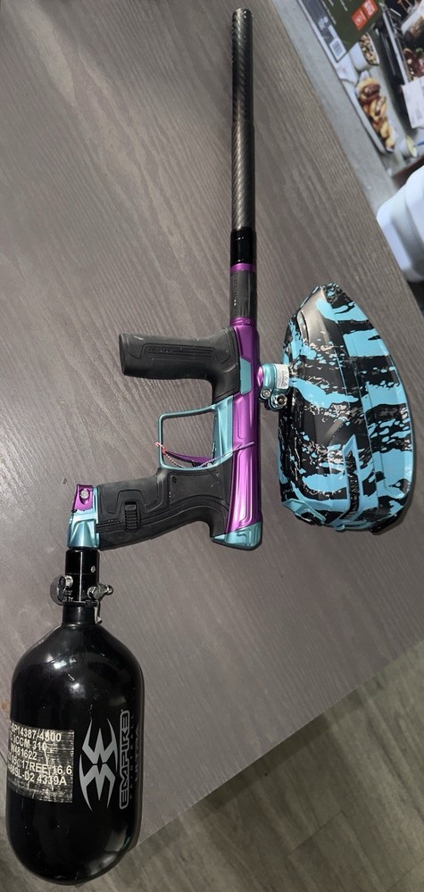 Planet Eclipse CS2 Destiny Electronic Paintball Marker Gun W/ Case & Extras