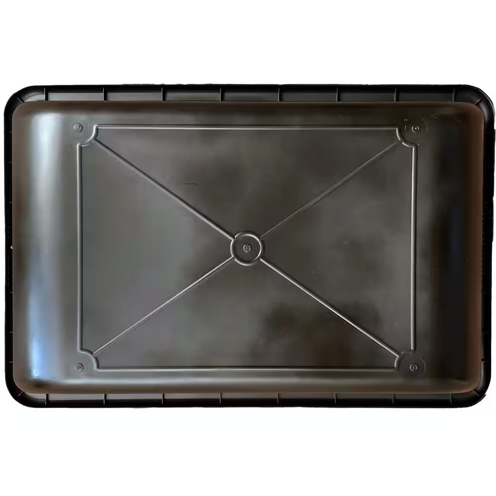 Black Large Concrete Mixing Tub