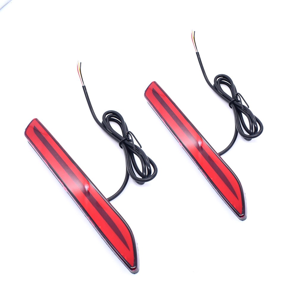 2x LED Rear Bumper Reflector Brake Stop Signal Light For Toyota Venza 2009-2015