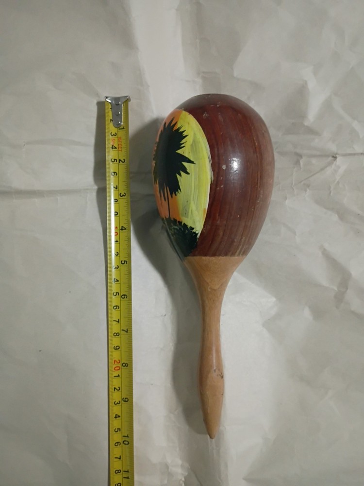 Wooden Painted Maraca