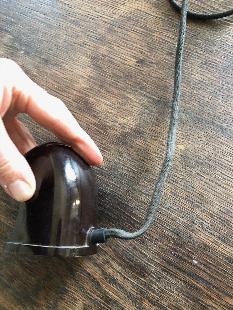 Bakelite microscope light lamp rare antique