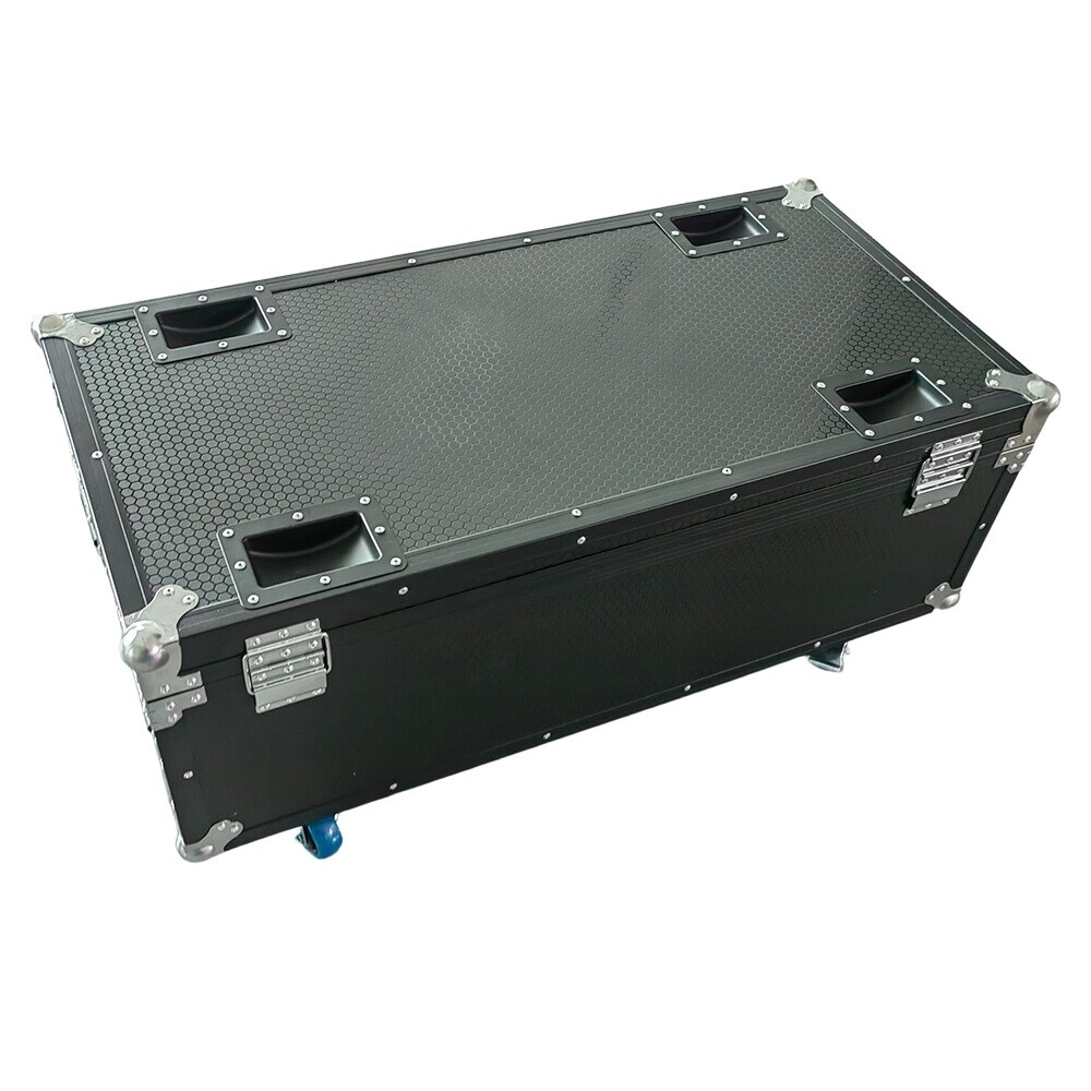 US Shipping LED Par Light Flight Case with Wheels Empty Par Light Flycase 8in1