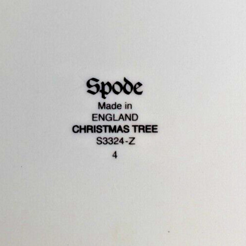 Spode Christmas Tree 6" Square Trinket Candy Dish Tray