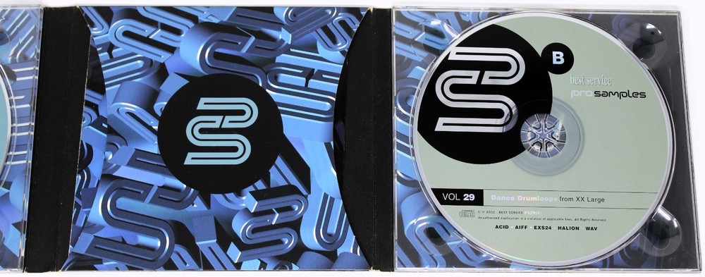 Best Service Pro Samples 29 Dance Drumloops Sample/Sound Library/Sampling 2 CD