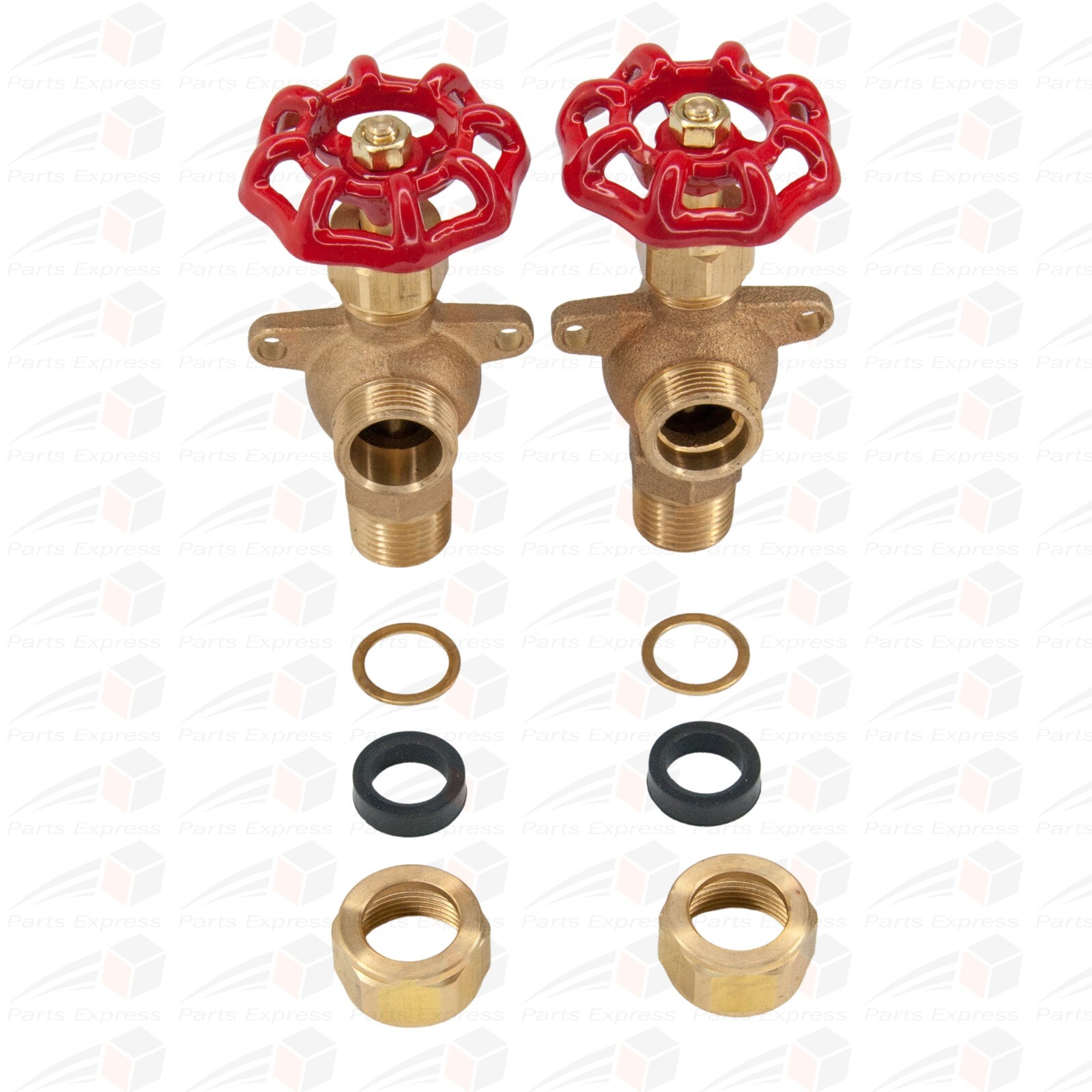 HVAC 1/2" BOILER SIGHT GAUGE GLASS VALVE KIT NPT 5/8" x 12" WITH DRAIN