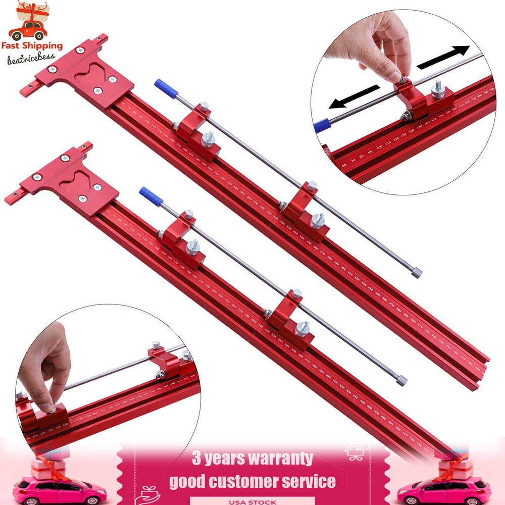 Parallel Rail Guide System Track Saw Woodworking Guide Carpentry Tool Set 120cm