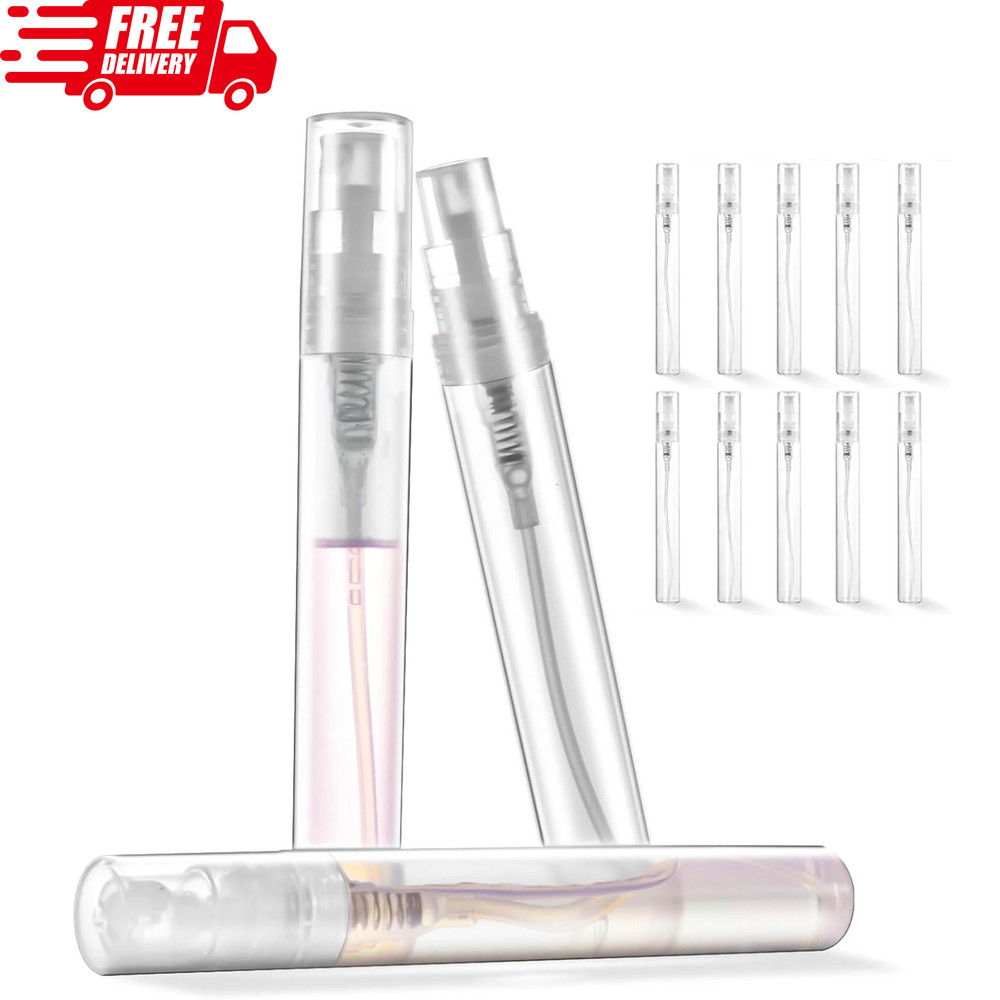 Mini Perfume Sample Bottles 10 Pack 5 Ml Plastic Small Perfume Spray Bottle