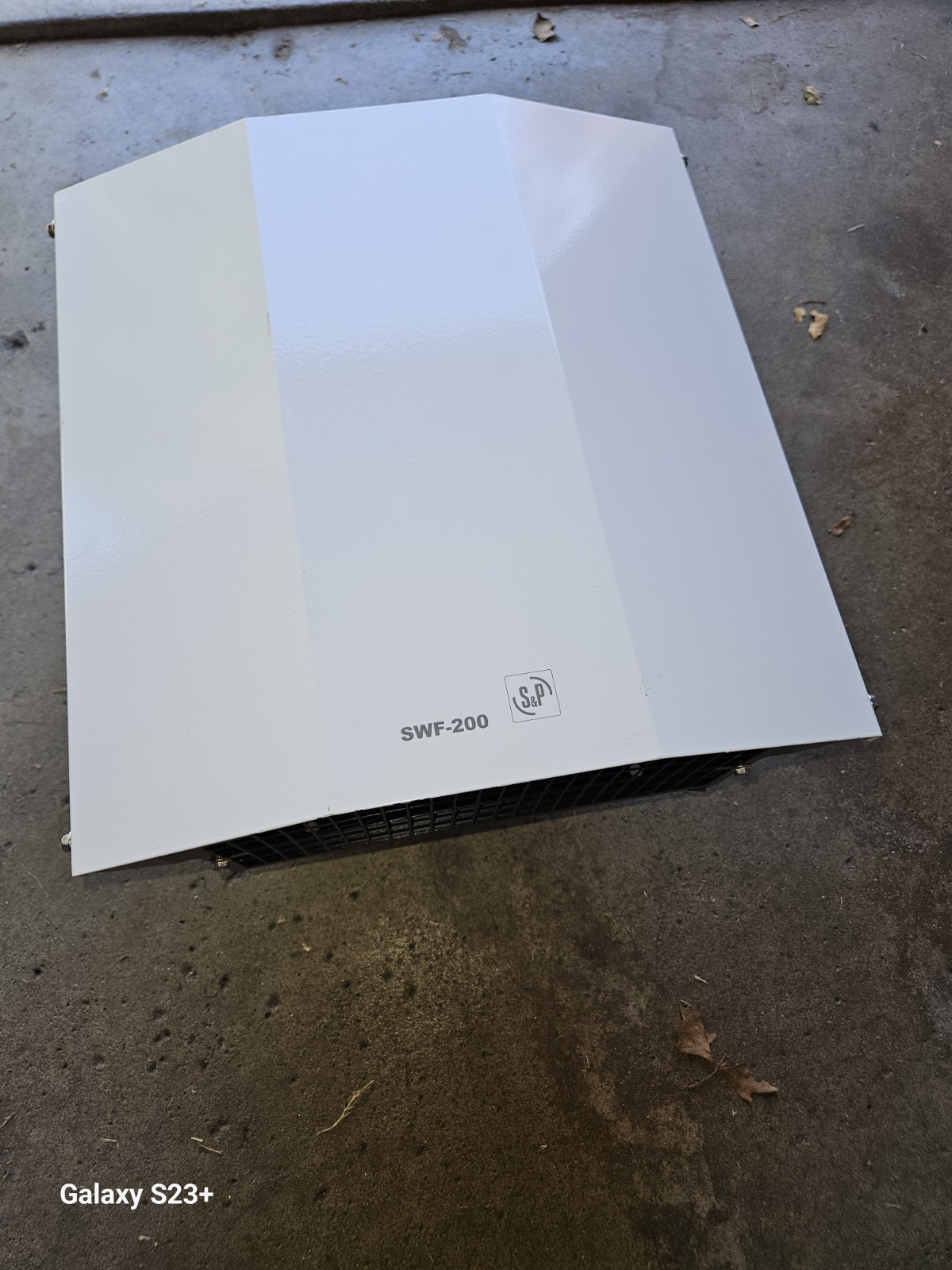 Soler and Palau SWF-200 8"/200MM Externally Mounted Centrifugal - Silver