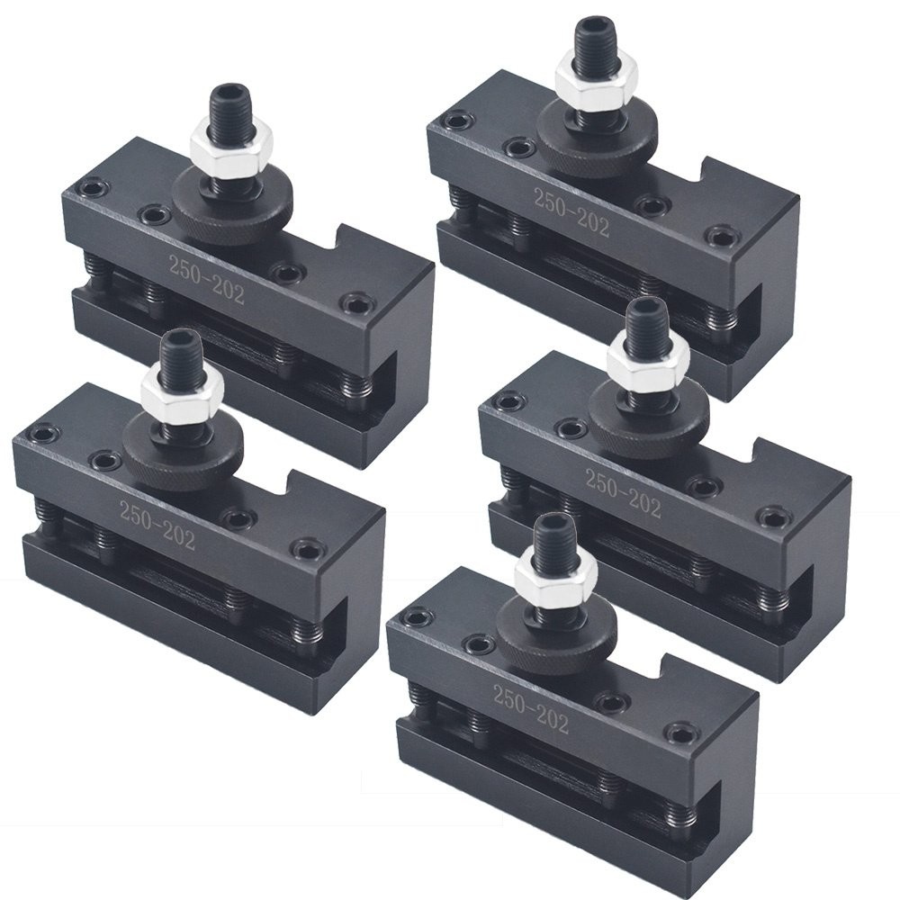 5 × BXA 250-202 #2 Turning Facing Boring Tool Post Holder Quick Change Tool Post