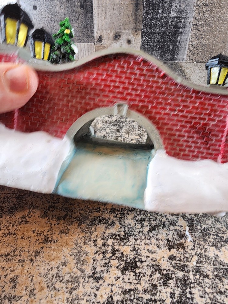 Holiday Time Lighted Bridge W/Box