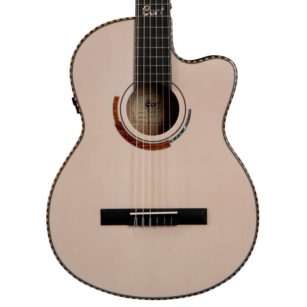 Cort Sol Encanto White Blond All Solid Wood Fishman 48mm(1 7/8”) Nut Width