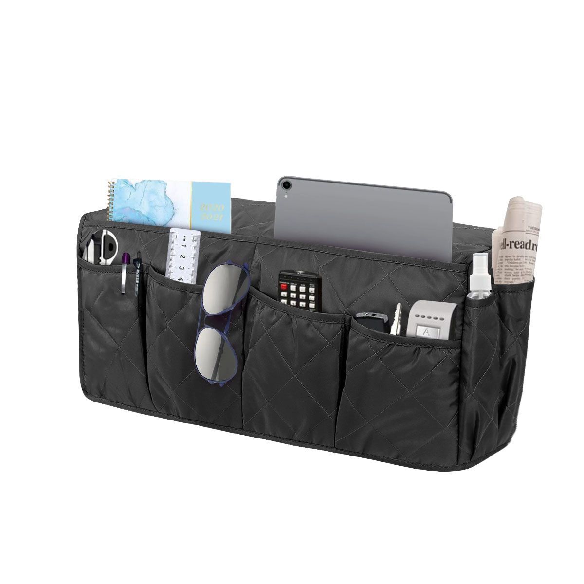 Armrest Organizer TV Remote Holder 14 Pocket Caddy for Couch Sofa Recliner Chair