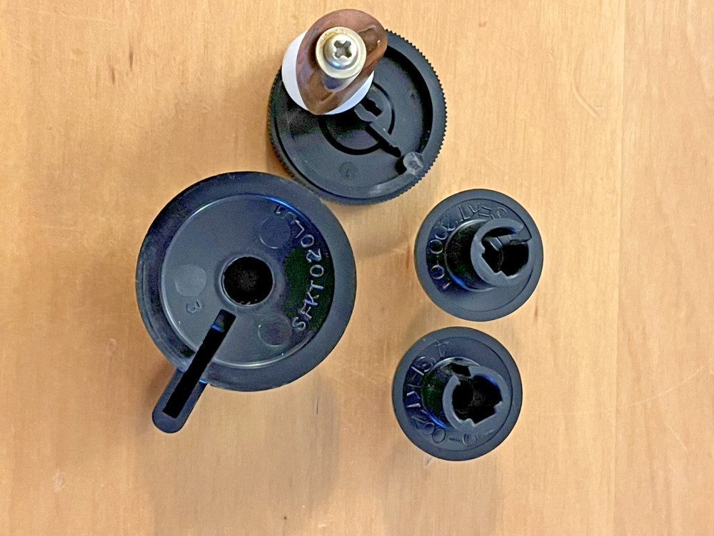 TECHNICS SL-2000 COMPLETE KNOB SET of 4