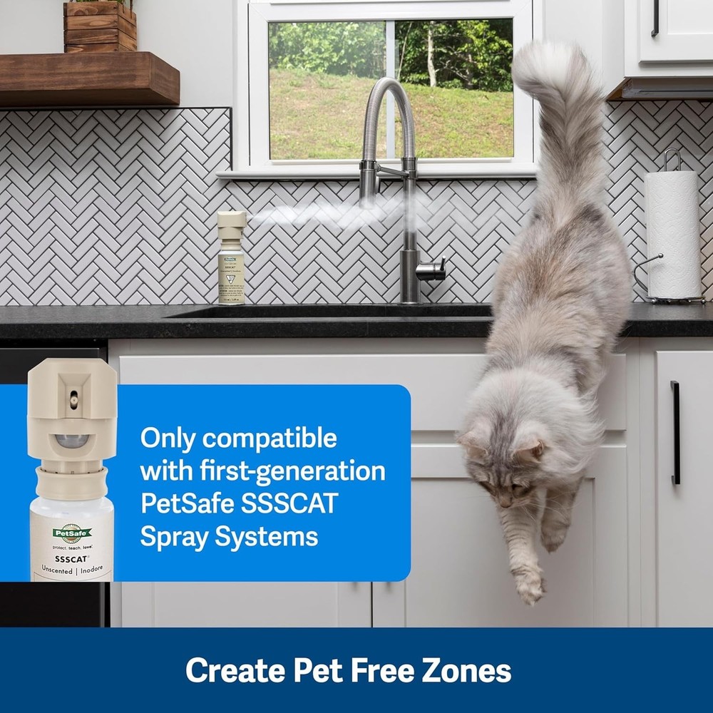 PetSafe SSSCAT Spray Unscented Replacement Refill Cans PPD19-16166 - 6 Pack