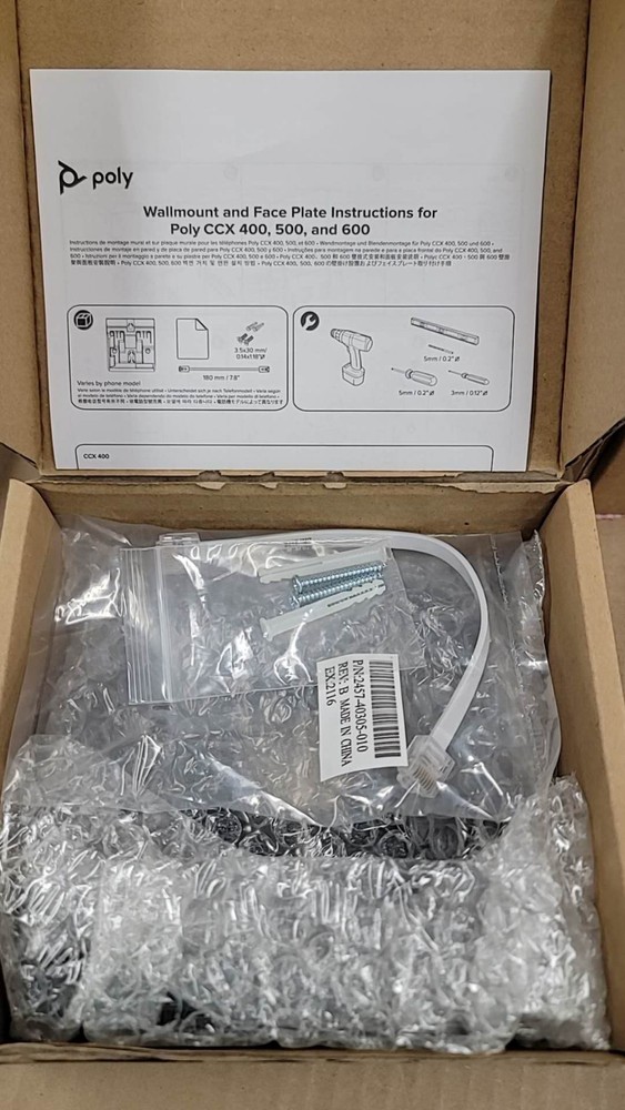 Poly CCX 500, WALLMOUNT for 400/500/600 - New