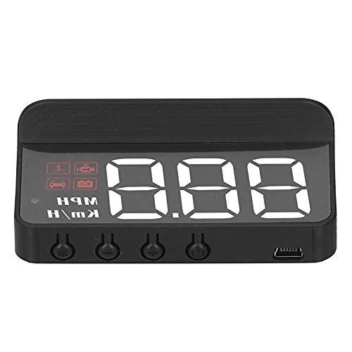 OBD2 HUD Multi Function Gauge with Alarm, Reminder for Speed, Temperature,