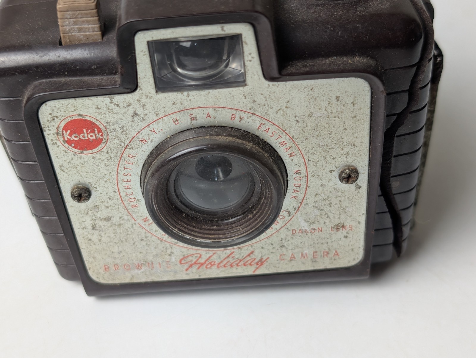 Vintage Kodak Brownie Holiday Camera Dakon Lens Untested For Parts or Repair