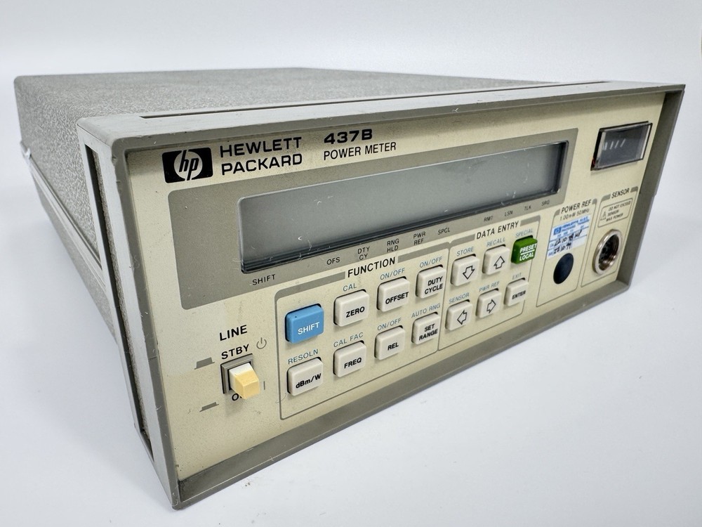HP 437B RF/Microwave Power Meter w/ Opt 003 GPIB