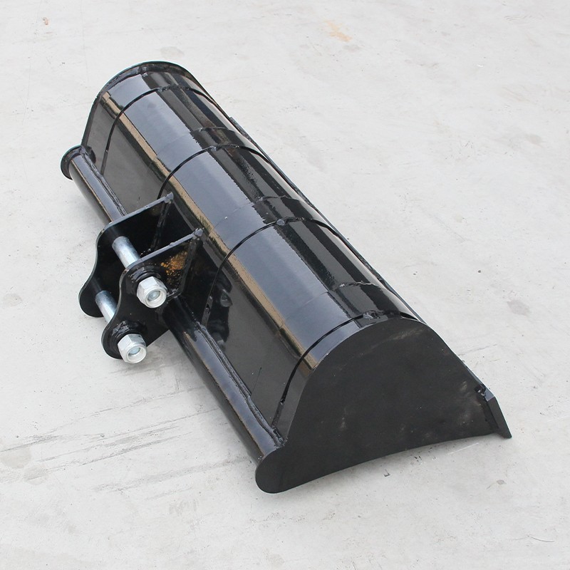 FREE SHIPPING 800mm Plain Flat Bucket Attachment For 0.8-1.5 Ton Mini Excavator