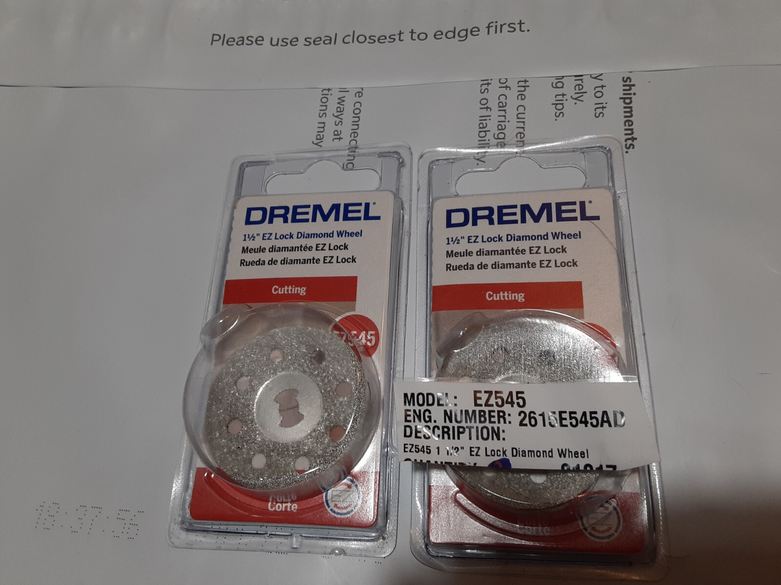 Dremel EZ Lock DIAMOND 1 1/2" CUTTING WHEEL EZ545