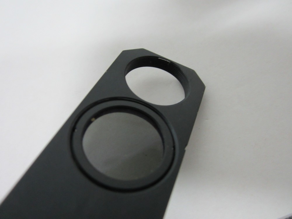 MICROSCOPE PART POLARIZER SLIDE GERMANY POL OPTICS BIN#B1-R-14