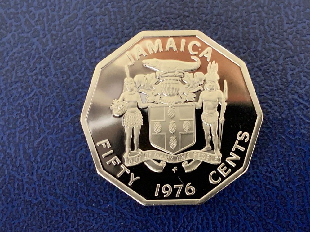 Jamaica 1976 Proof 50 Cent Proof Coin-Uncirculated