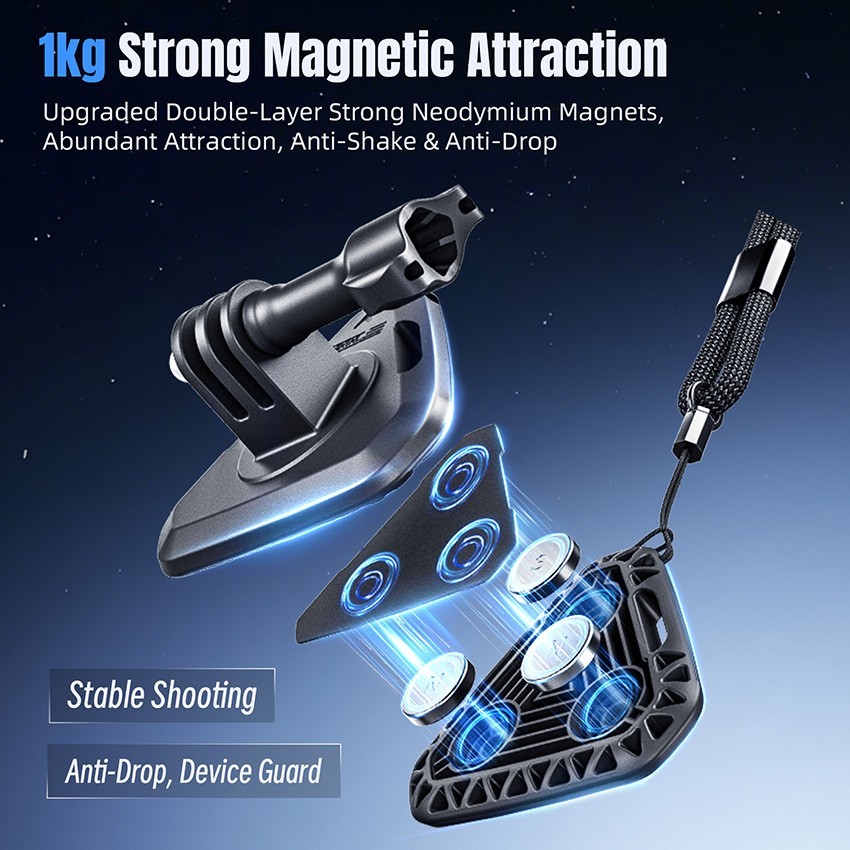 Gravity Mount Universal Magnetic Neck Strap Holder 2.0 Part