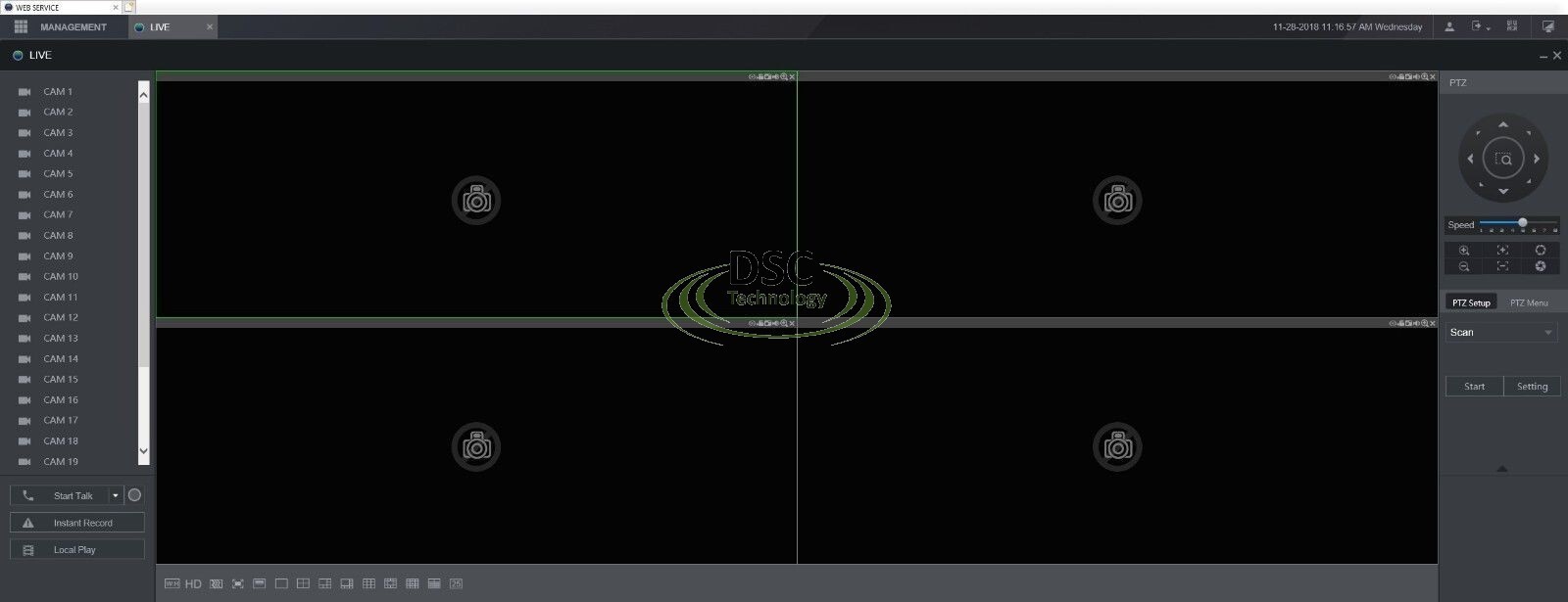 32CH 5MP DVR HDCVI/AHD/TVI/CVBS/IP video inputs H.265 P2P *No HDD*