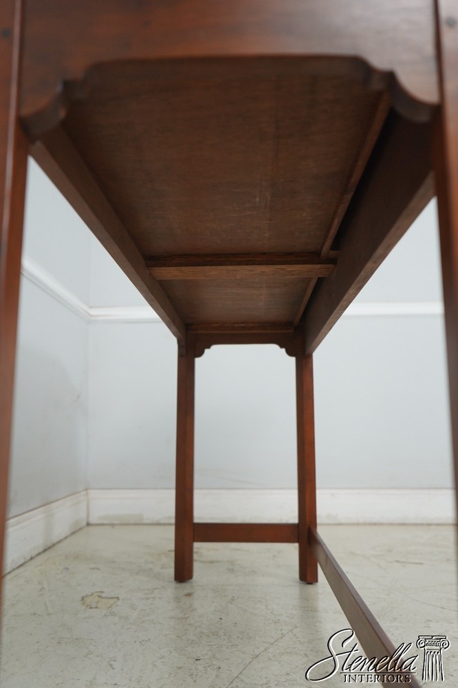 LF70575: Bench Made Cherry Chippendale 2 Drawer Sofa Table