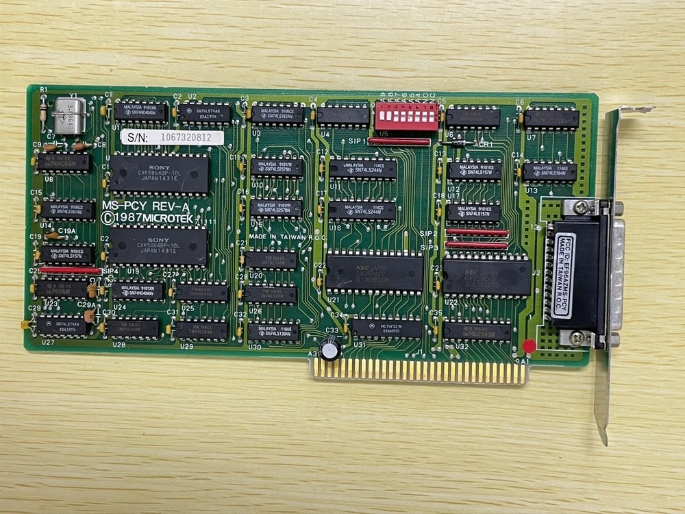 Microtek MS-PCY 8-Bit ISA Serial Interface Expansion Card