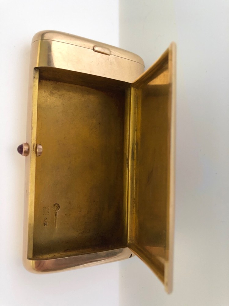 Russian Gold Cigarette Case
