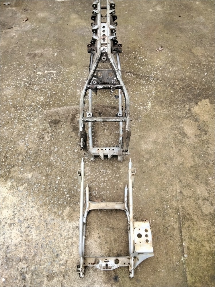 Polaris predator 500 frame subframe & bumper 03 ***READ FULL DESCRIPTION FIRST**