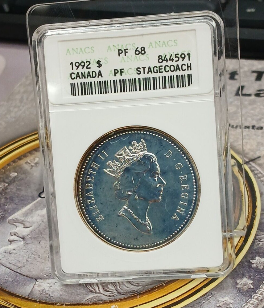 CANADA. 1992 $ PF 68 STAGECOACH TP-6034