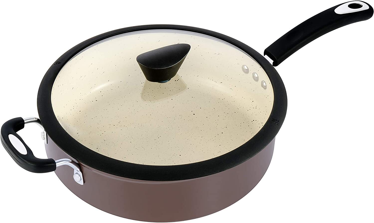 Ozeri Stone Earth All-in-One Sauce Pan, 5L (5.3 qt), [COLORS] - FREE SHIPPING
