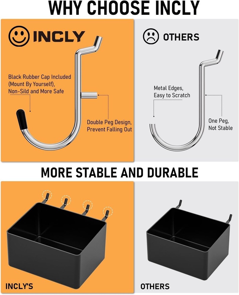 Ultimate 278-Piece Pegboard Hook Set with Bins for Versatile Storage Solutions