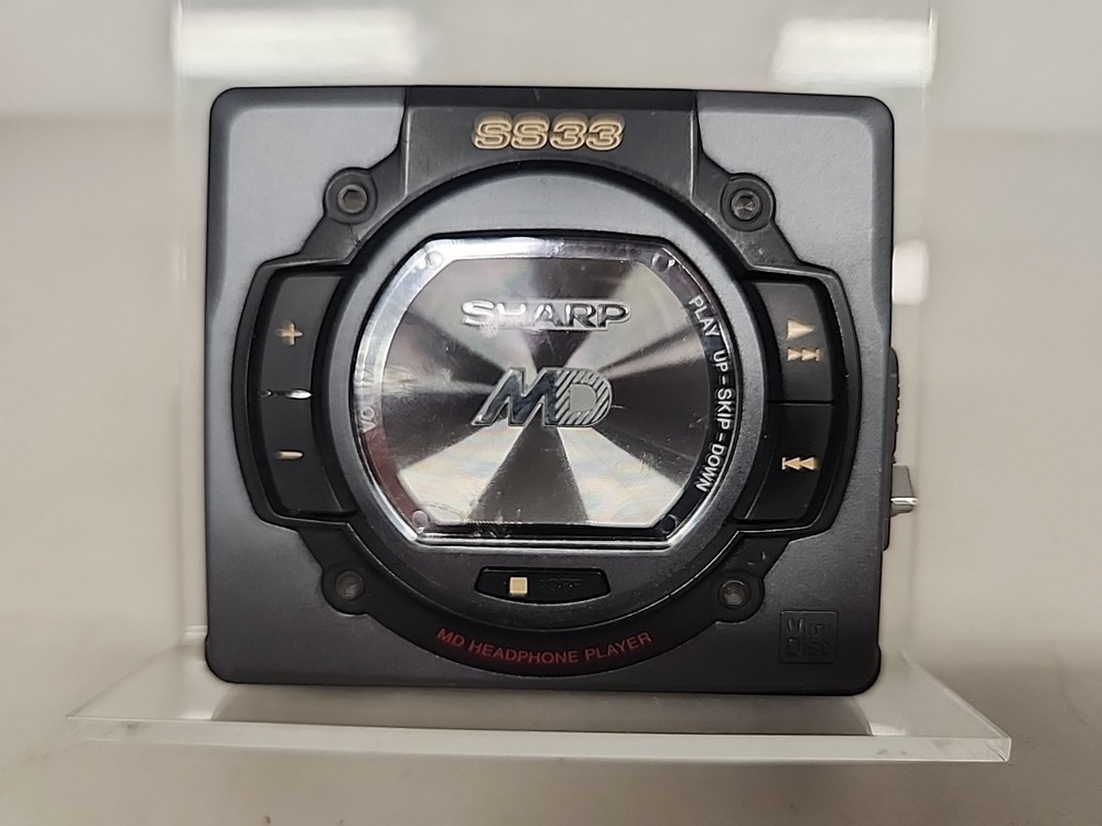 Vintage: Sharp Portable MD Player MD- Model: MD SS33 B - TESTED