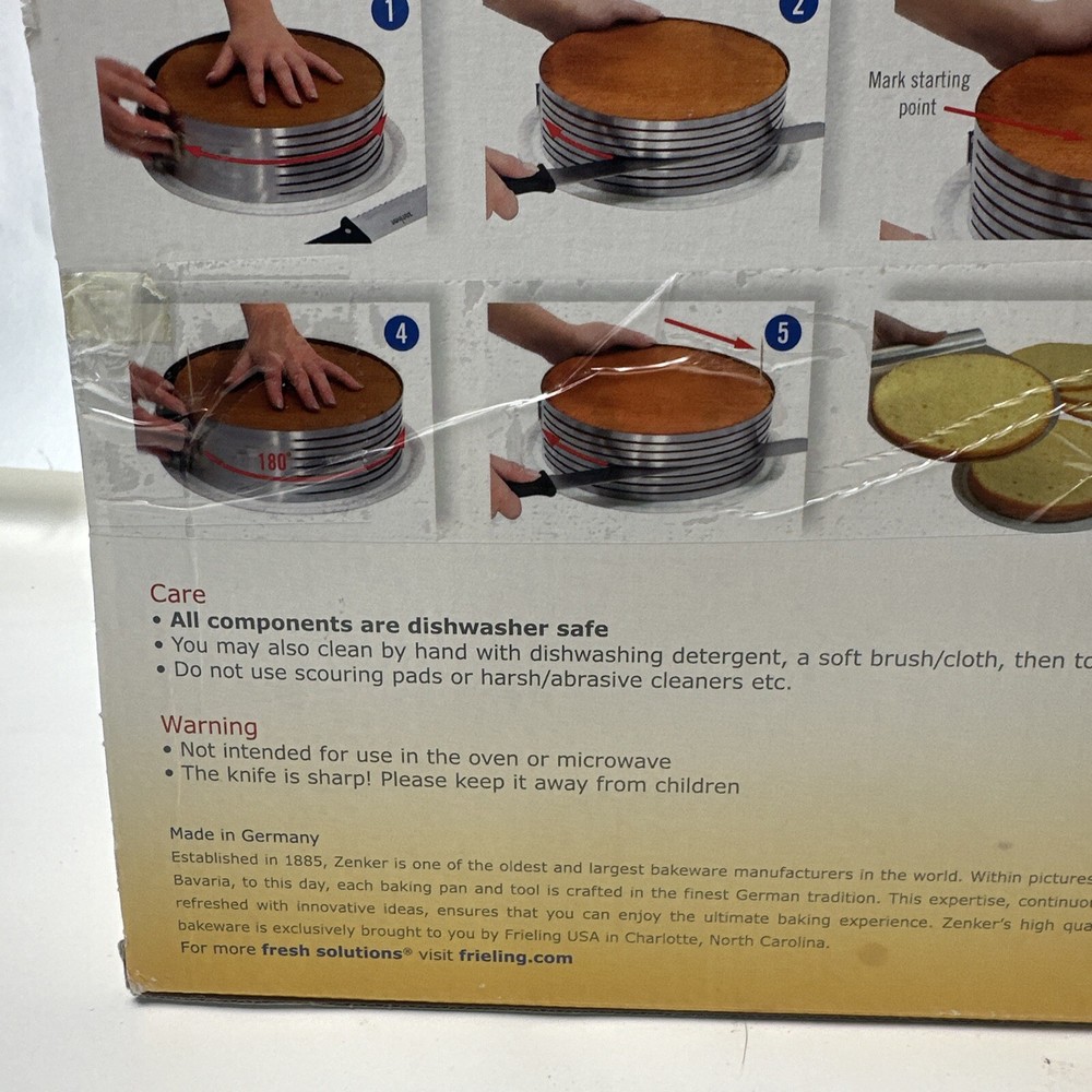 Frieling Layer Cake Slicing Kit, Stainless Steel NOB