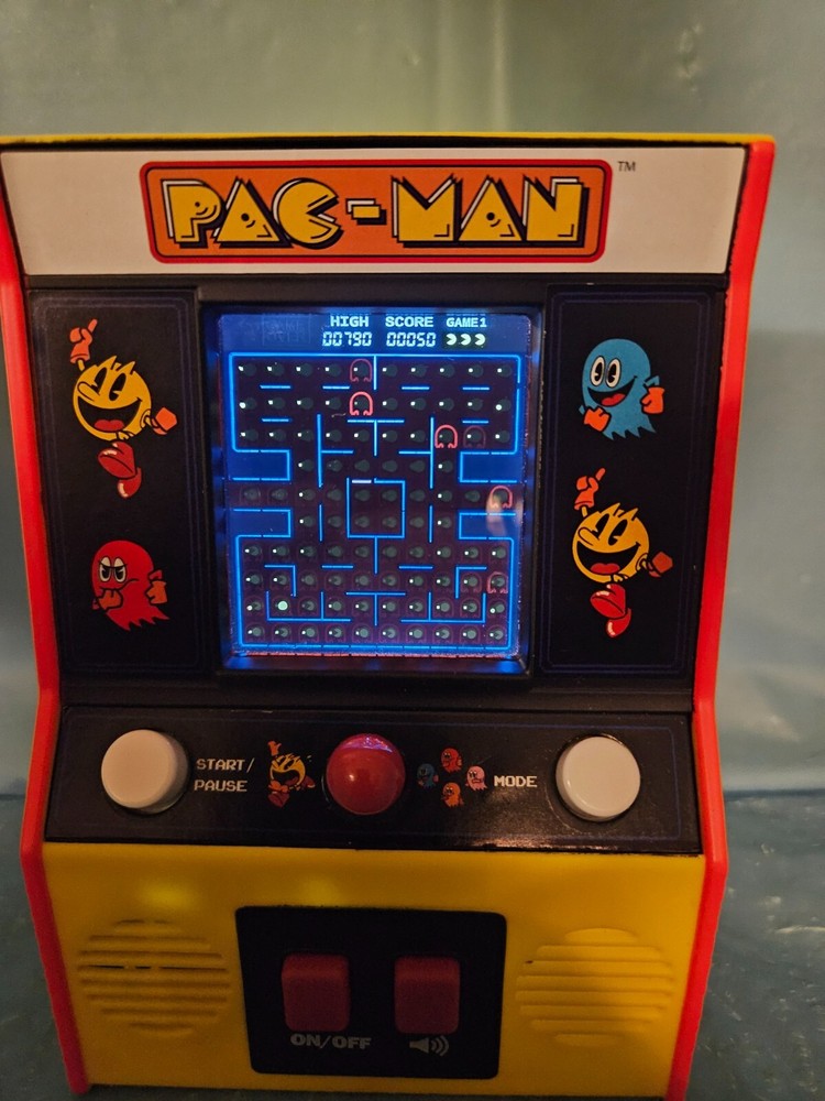 Bandai Pac-Man Mini Arcade Tested & Working