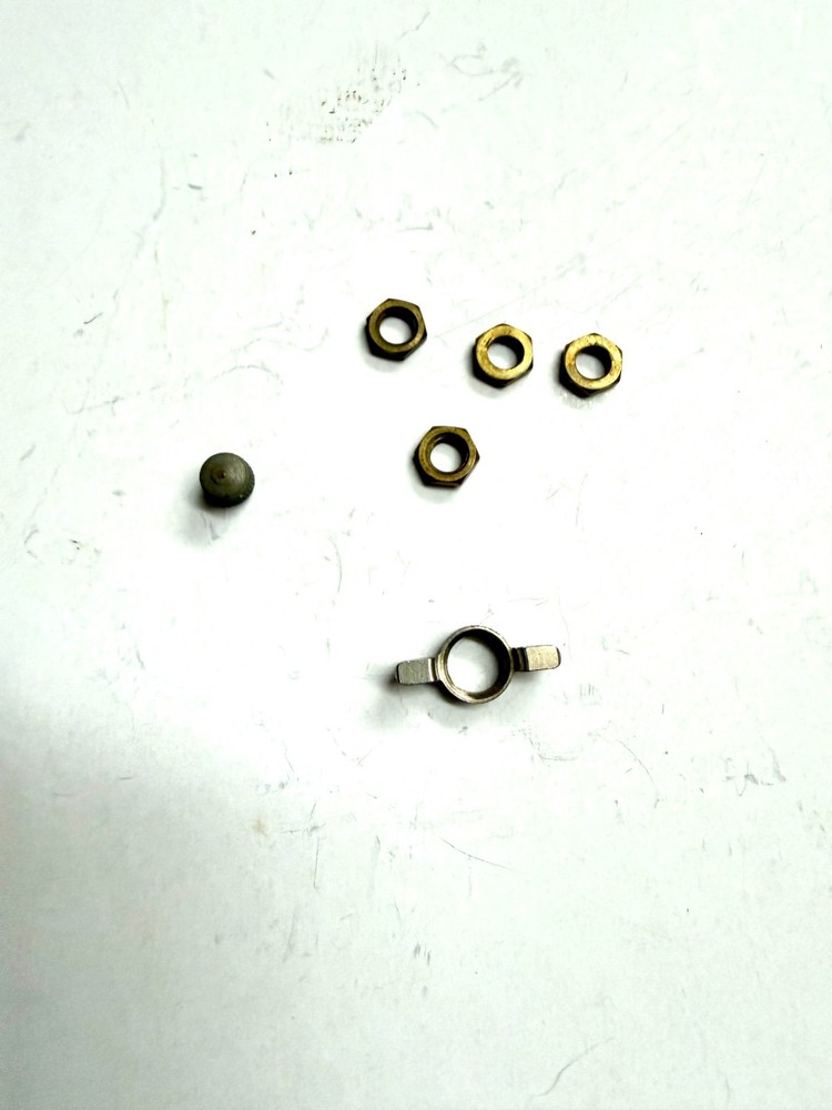 Justrite Carbide Lamp Lighter Nuts,Lighter Cap & Reflector Wing Nut,NOS