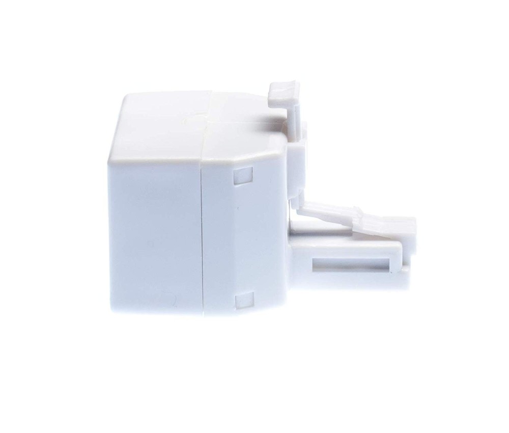 2 Pack Duplex Telephone Splitter RJ11 Adapter - Connect Two Devices Easily