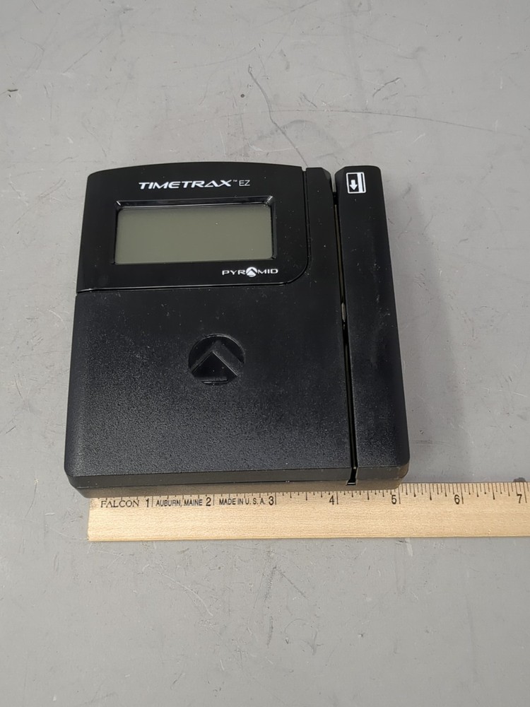Pyramid TimeTrax EZ Time Clock Terminal Ethernet No Power Adapter Untested