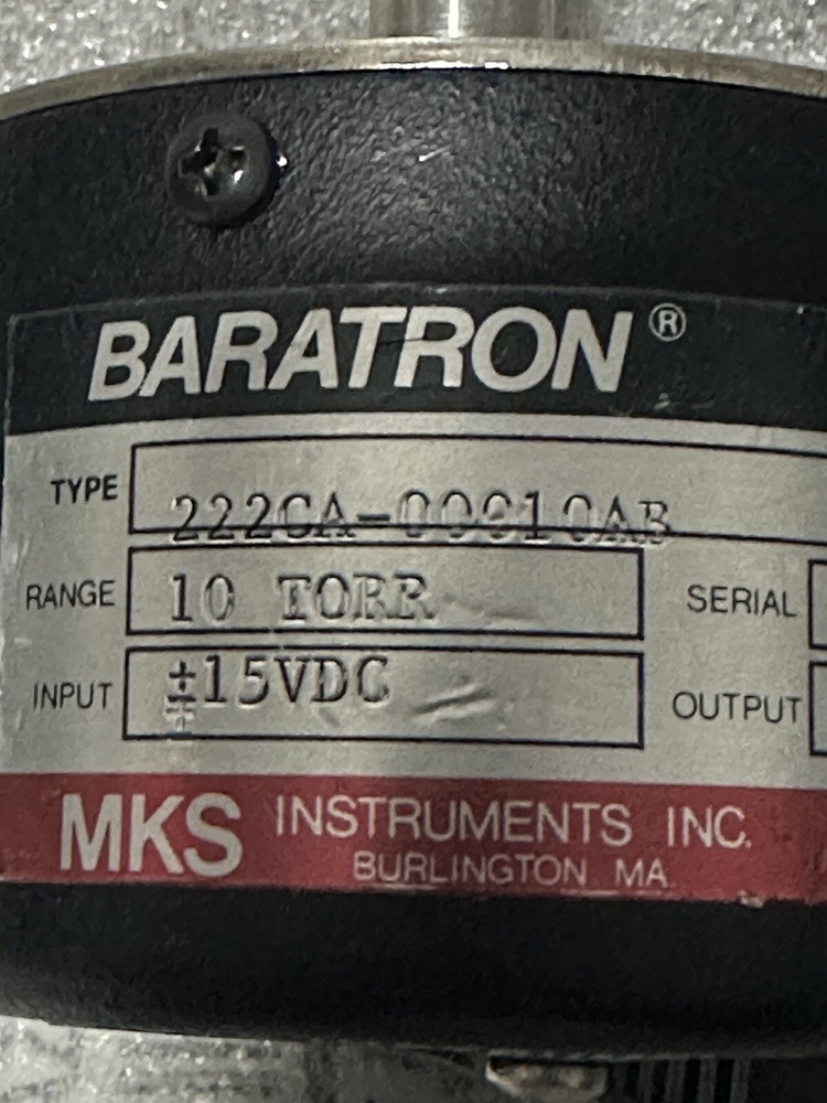 MKS BARATRON TYPE 222CA-01000AB