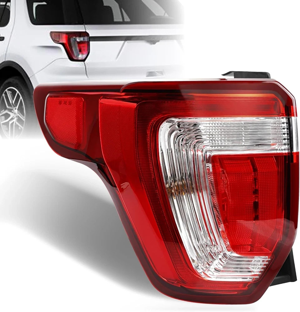 Left Tail Light Assembly Compatible with 2016-2019 Ford Explorer Police Intercep