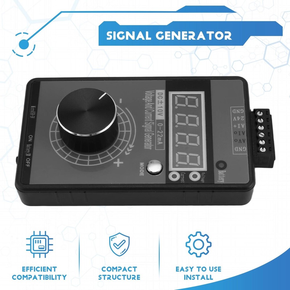 0420MA DC 010V GeneratorAnalog Generator with 4Digit LCD Display