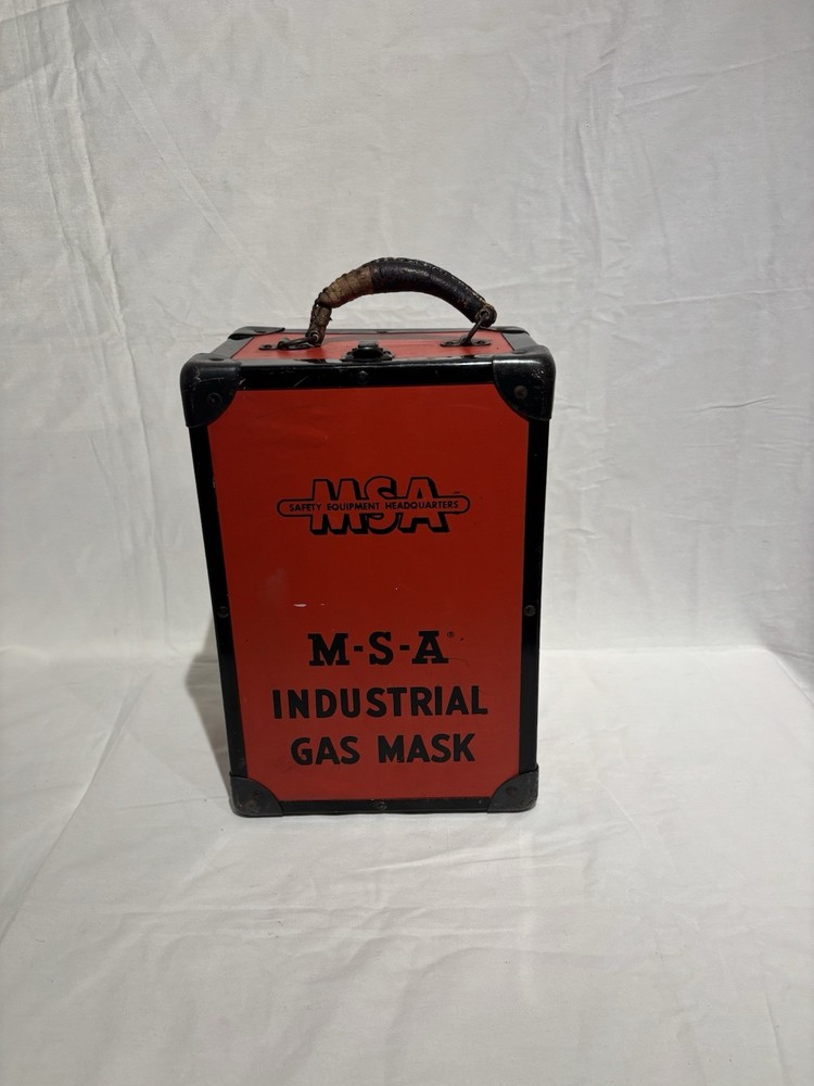 Vintage MSA Gas Mask Case