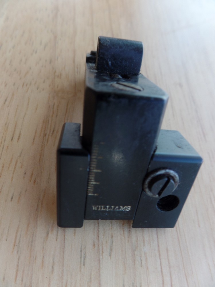vintage Williams REAR PEEP SIGHT unmarked